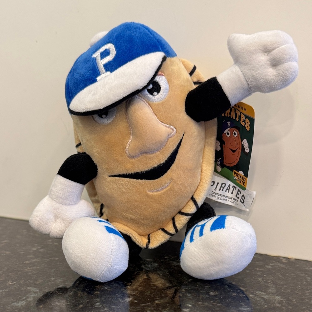 Pittsburgh Pirates ⚾️ Plush Potato 🥔 Pete Mrs. T’s Pierogies SGA New with Tags